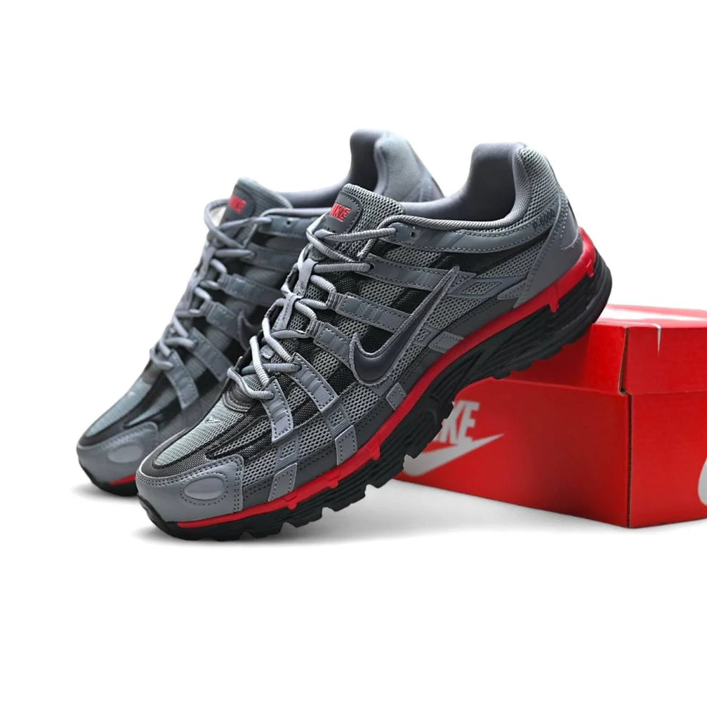 Sneakers NК P-6000 Cool Grey & University Red